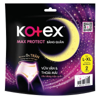 (Only Emartmall) Băng Vệ Sinh Quần Kotex Ban Đêm L-XL 2 Miếng