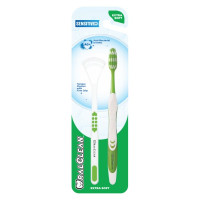 Bộ Bàn Chải Đánh Răng Kèm Bàn Chải Vệ Sinh Lưỡi Oral Clean Sensitive+