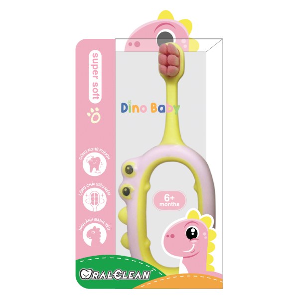Bàn Chải Đánh Răng Trẻ Em Oral Clean Dino Soft