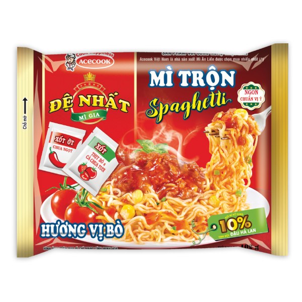 Mì Đệ Nhất Trộn Spaghetti Bò Gói 98G