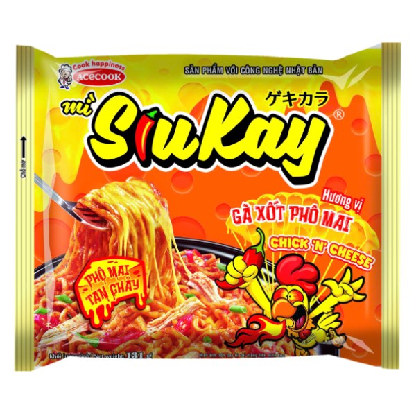 Mì Siukay Acecook Gà Cay Phô Mai 131G