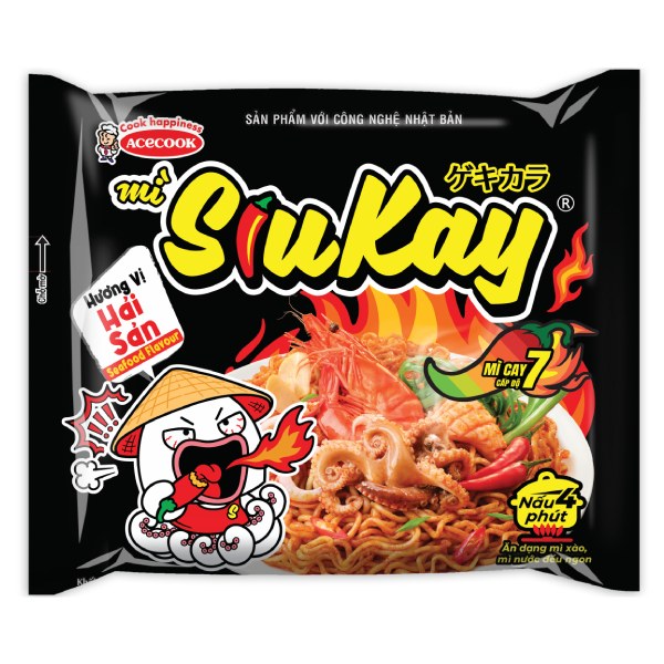 Mì Siukay Acecook Hải Sản 128G