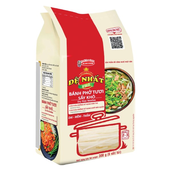 Bánh Phở Tươi Sấy Khô Đệ Nhất Gói 300G