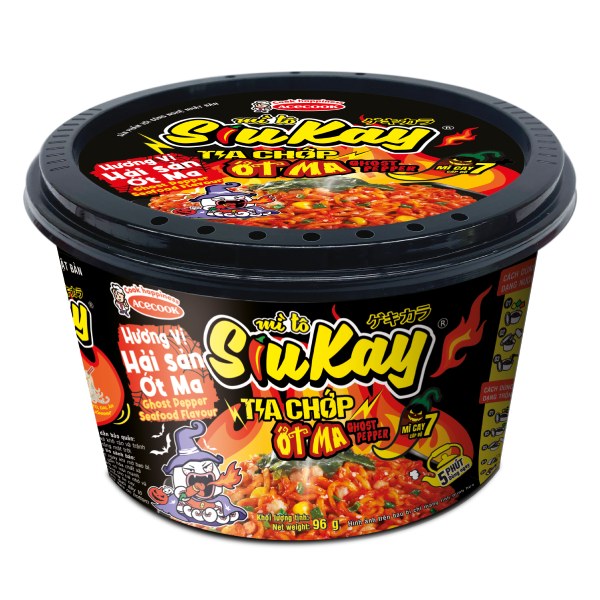 Mì Acecook Siukay Hải Sản Ớt Ma Tô 96G