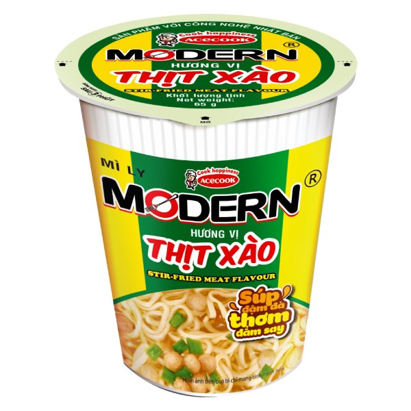 Mì Ly Modern Thịt Xào 65G