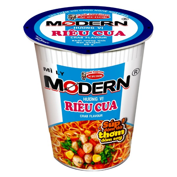 Mì Ly Modern Riêu Cua 65G