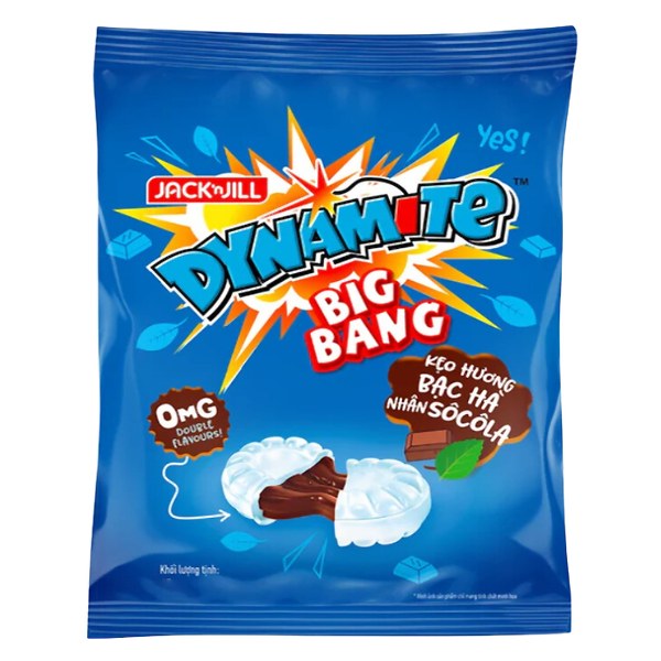 (Only Emartmall) Kẹo Dynamite Bigbang Bạc Hà Nhân Socola Gói 112G