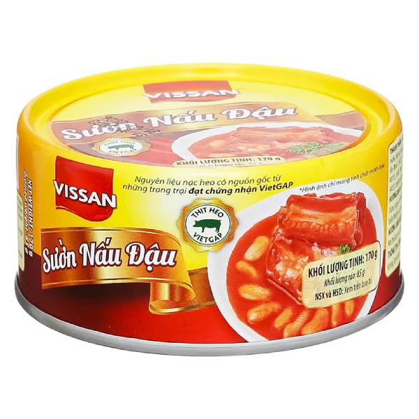 Sườn Nấu Đậu Vissan Hộp 170G