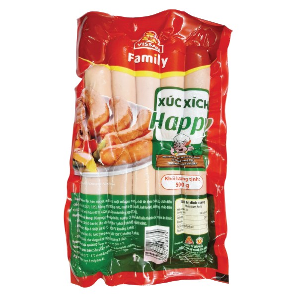 Xúc Xích Vissan Happy 500G