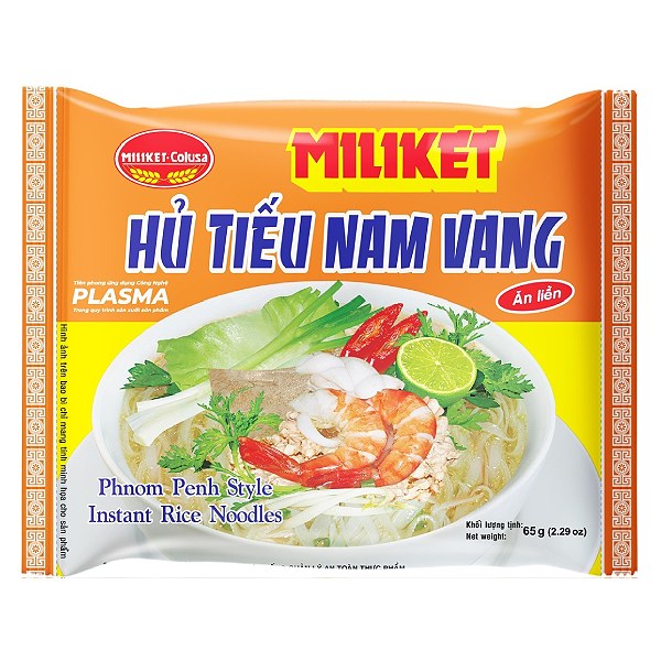 Hủ Tiếu Nam Vang Miliket Gói 65G
