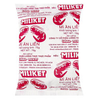 (Only Emartmall) Mì Miliket Trắng 2 Tôm 75G 