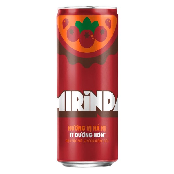 Nước Ngọt Mirinda Xá Xị Sleek Lon 320Ml