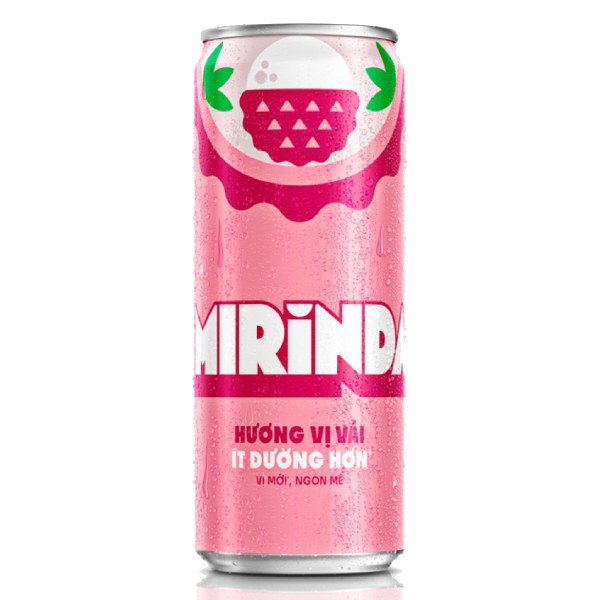 Nước Ngọt Mirinda Vải Sleek Lon 320Ml