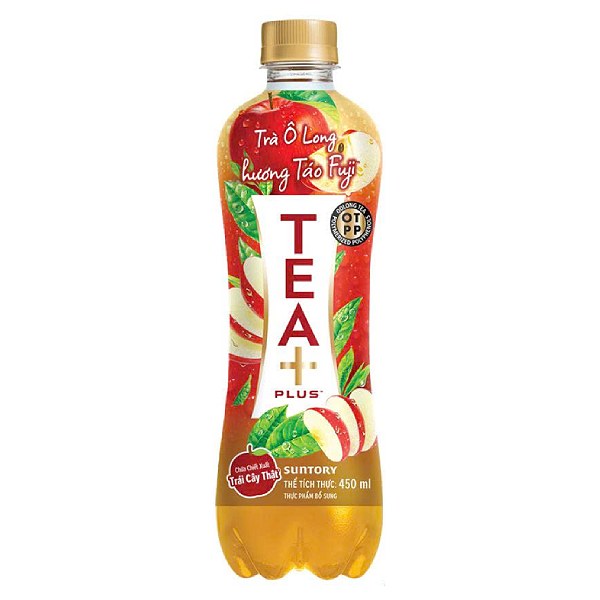 Trà Ô Long Tea Plus Vị Táo Chai 450Ml