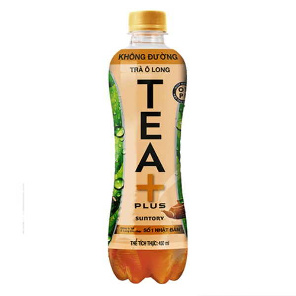 Trà Ô Long Tea Plus Không Đường Chai 450Ml