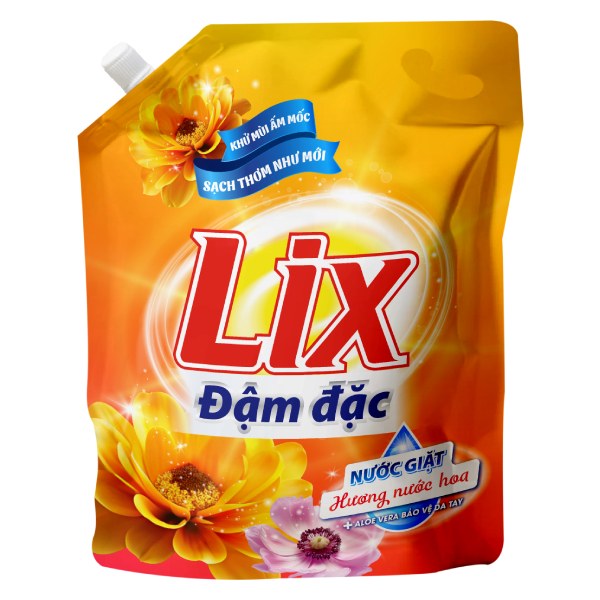 Nước Giặt Lix Matic Hương Nước Hoa Túi 3.2Kg