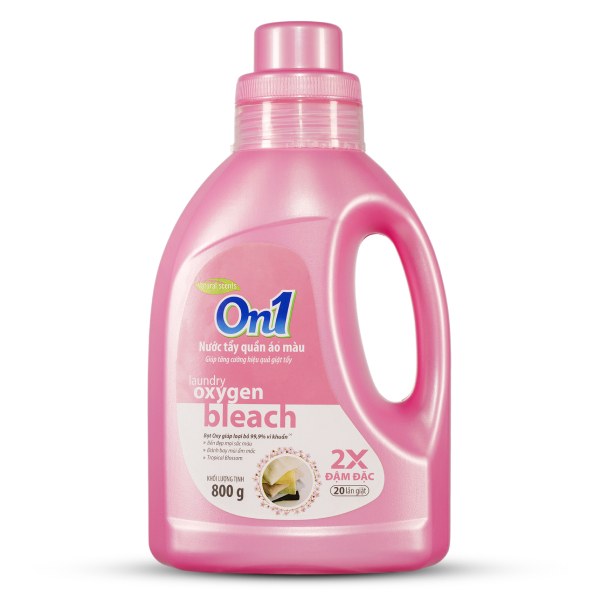 (Only Emartmall) Nước Tẩy Quần Áo Màu On1 Tropical Blossom 800G