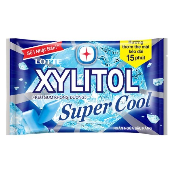 Kẹo Cao Su Xylitol Super Cool 11.6G
