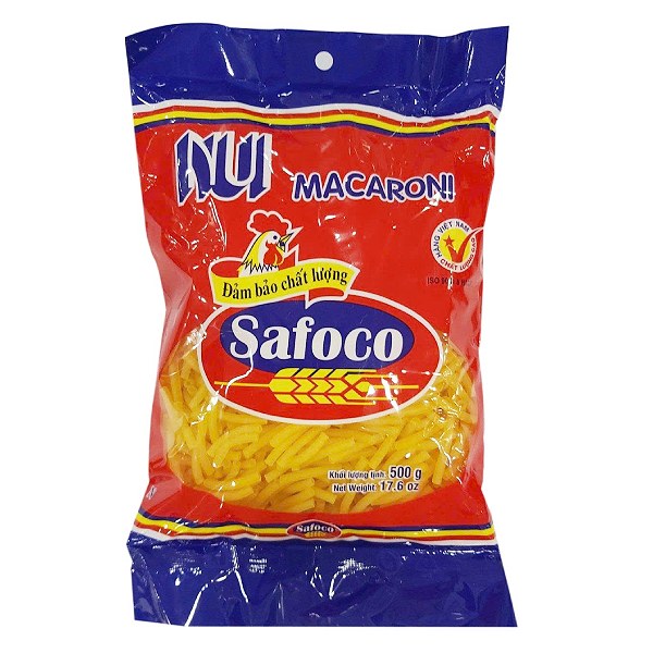 Nui Safoco Ống Nhỏ Gói 500G