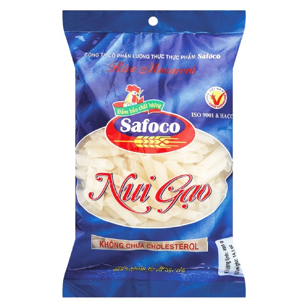 Nui Gạo Ống Xéo Safoco 400G