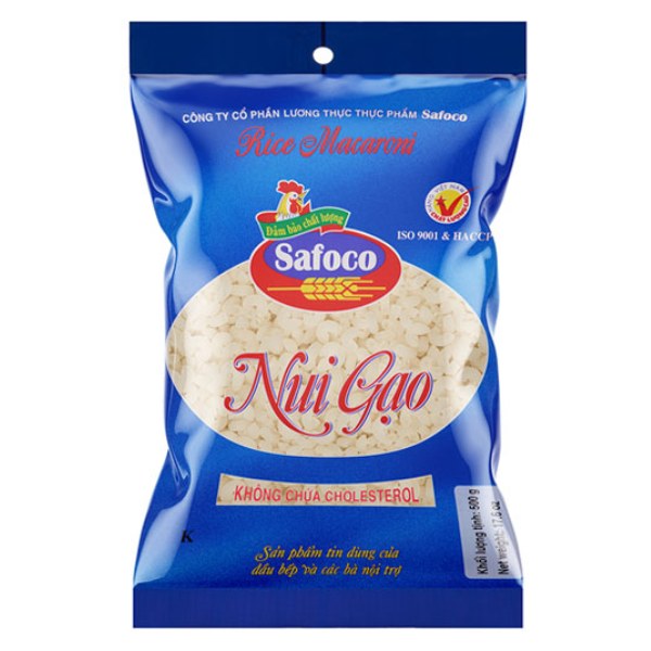 Nui Gạo Safoco Hình Tôm Khô Gói 500G