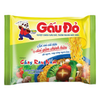 Mì Gấu Đỏ Chay Rau Nấm Gói 62G