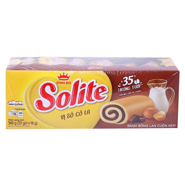Bánh Solite Swiss Roll Socola 360G