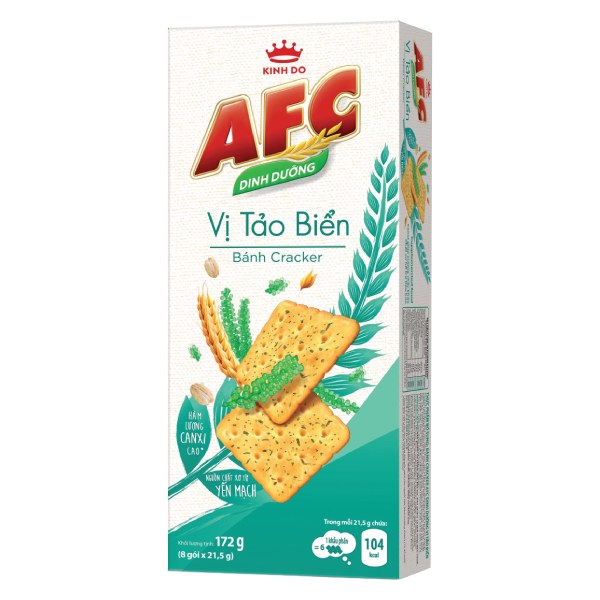 Bánh AFC Dinh Dưỡng Tảo Biển Hộp 172G