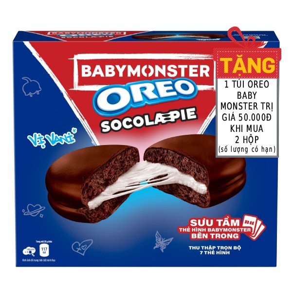 Bánh Oreo Socola Pie Cadbury Hộp 336G