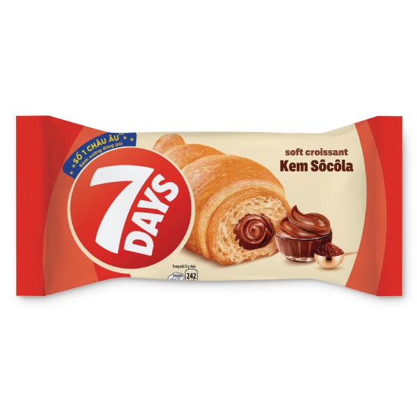 Bánh Sừng Bò 7Days Kem Socola 55G