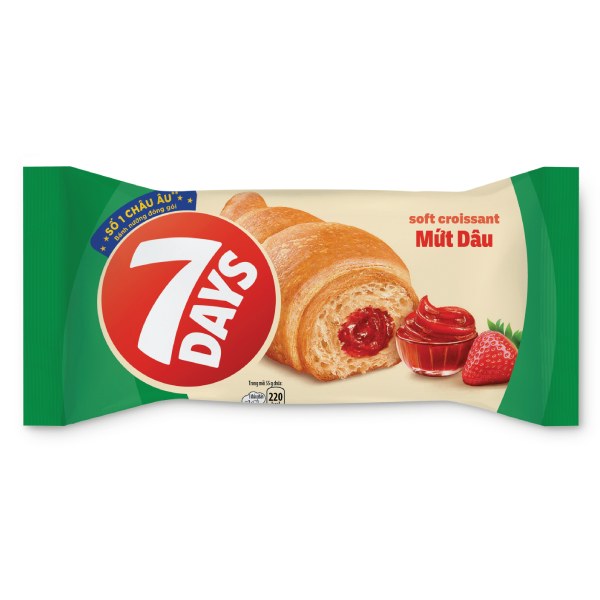Bánh Sừng Bò 7Days Mứt Dâu 55G