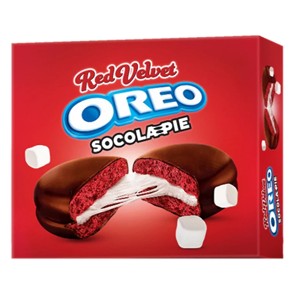 Bánh Oreo Socola Pie Red Velvet Hộp 336G