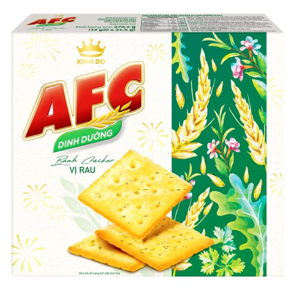 Bánh AFC Vị Rau Hộp 279.5G