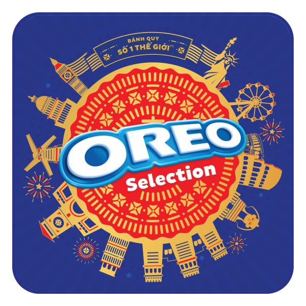 Bánh Quy Oreo Thập Cẩm Hộp Thiếc 393.75G