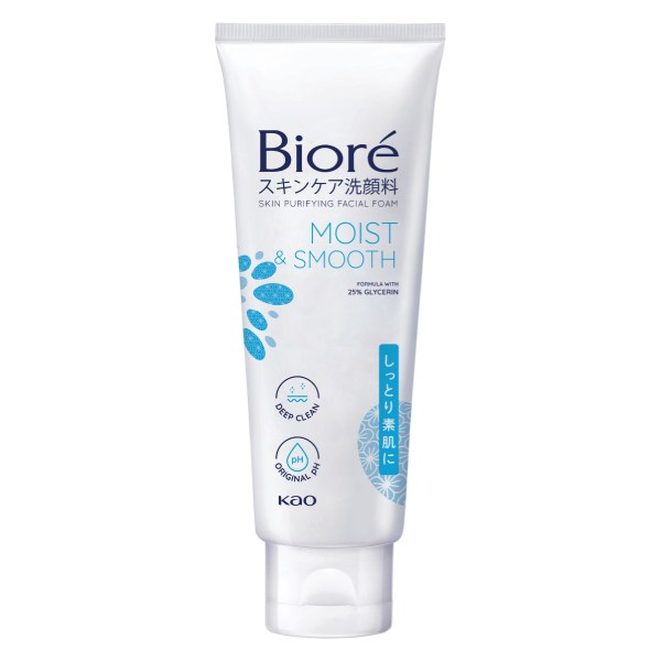 Sữa Rửa Mặt Biore Sáng Mịn & Dưỡng Ẩm 100G