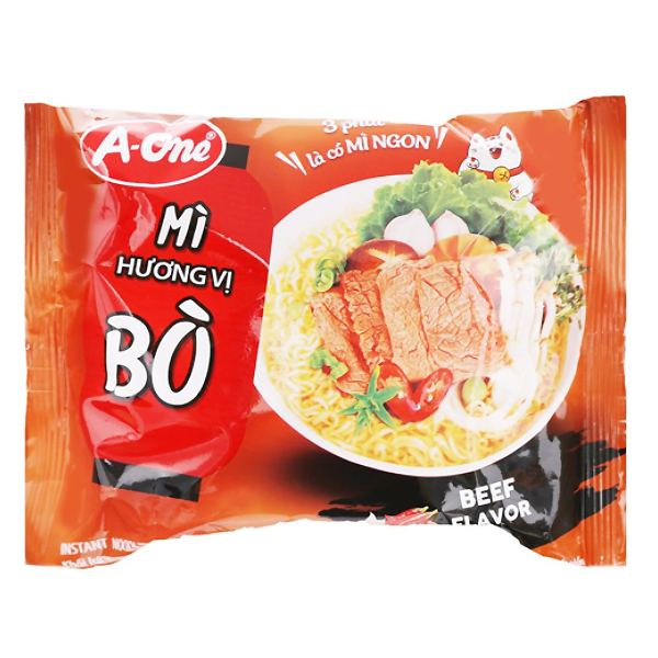 Mì A-One Bò 85G