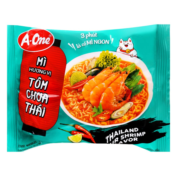 Mì A-One Tôm Chua Thái 85G