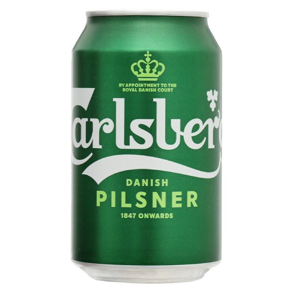 Bia Carlsberg Danish Pilsner Lon 330Ml