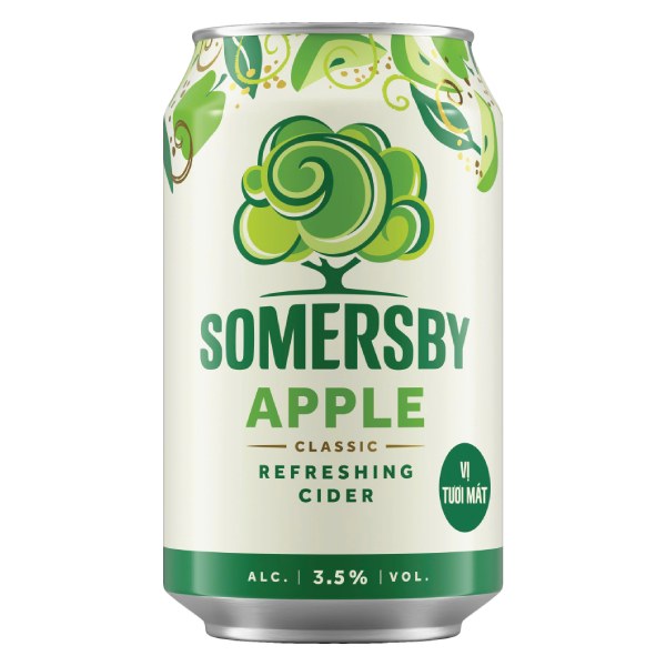 Nước Táo Lên Men Cider Somersby Vị Táo Lon 320Ml