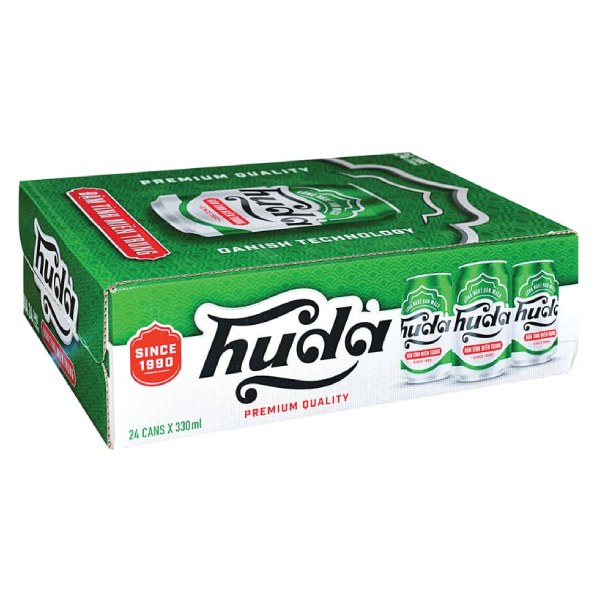 Bia Huda Thùng 24 Lon 330Ml