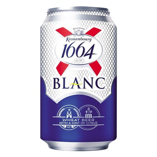 Lốc 6 Lon Bia Kronenbourg 1664 Blanc 330Ml