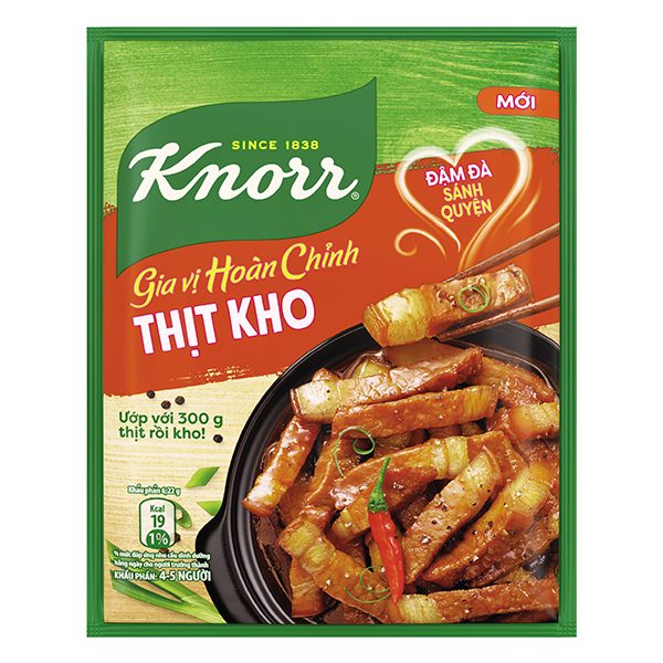 Gia Vị Hoàn Chỉnh Knorr Thịt Kho Gói 28G