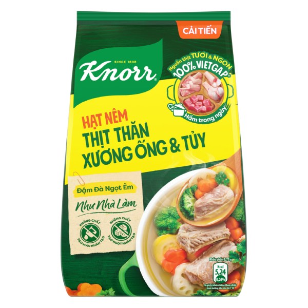 Hạt Nêm Knorr Thịt Thăn Xương Ống Và Tủy 1.8Kg