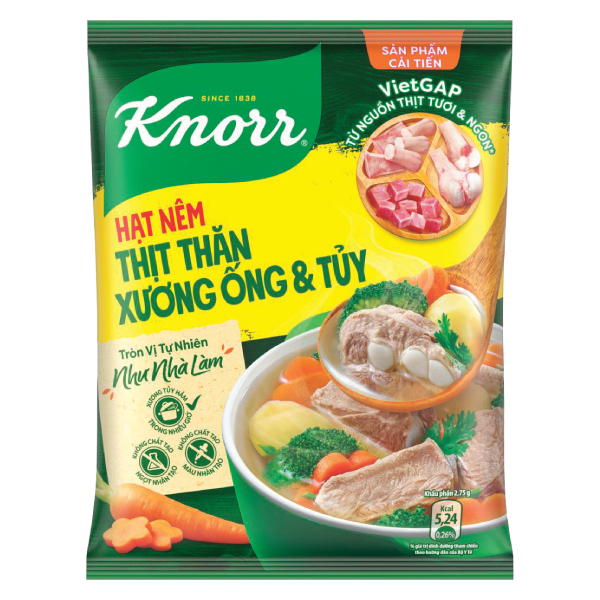 Hạt Nêm Knorr Thịt Thăn Xương Ống Và Tủy 1.2Kg