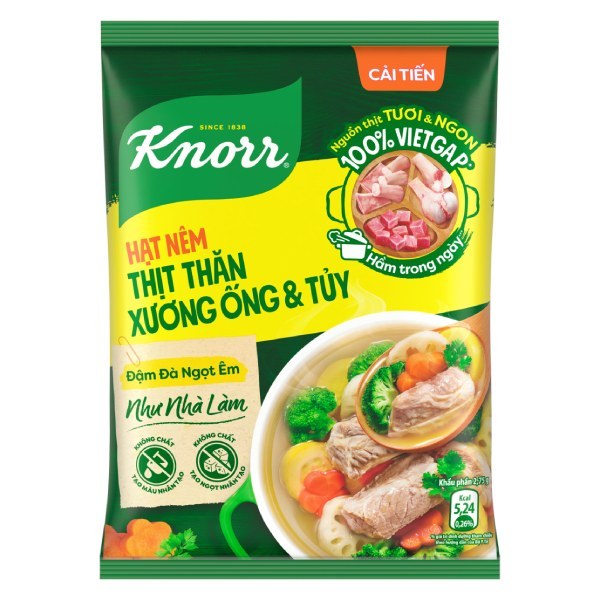 Hạt Nêm Knorr Thịt Thăn Xương Ống Và Tủy Gói 900G.