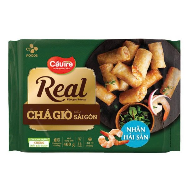 Chả Giò Cầu Tre Real Nhân Hải Sản 400G