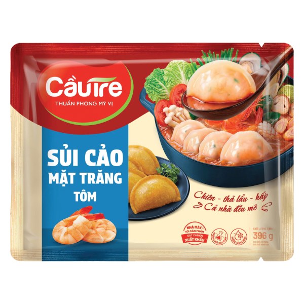 Sủi Cảo Mặt Trăng Cầu Tre Tôm Gói 396G