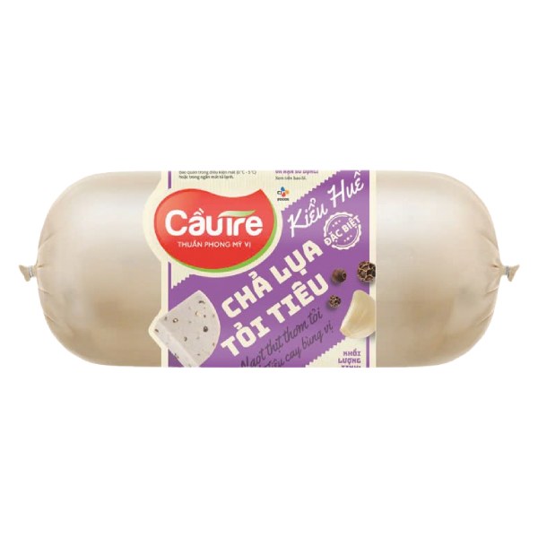 Chả Lụa Cầu Tre Tỏi Tiêu Kiểu Huế Cây 200G