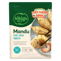 (Black Friday - 30/11) Bánh Xếp Mandu Bibigo Nhân Hải Sản Gói 770G