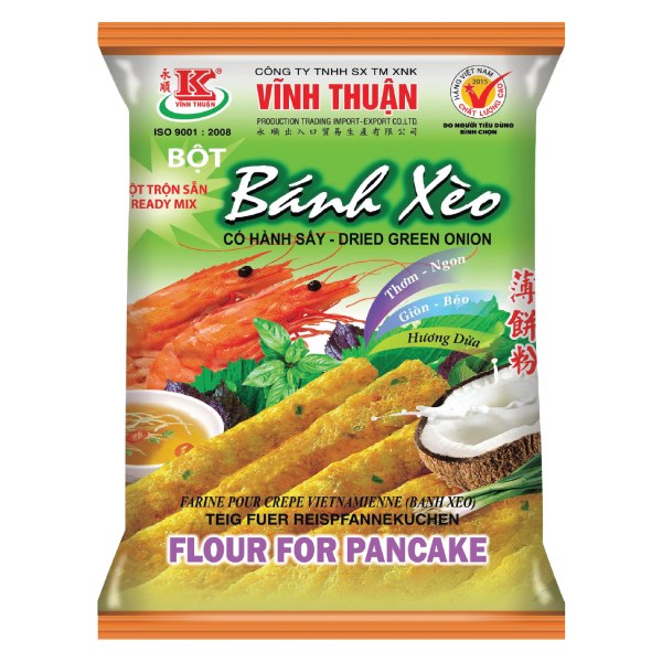 Bột Bánh Xèo Hành Sấy Vĩnh Thuận Gói 500G